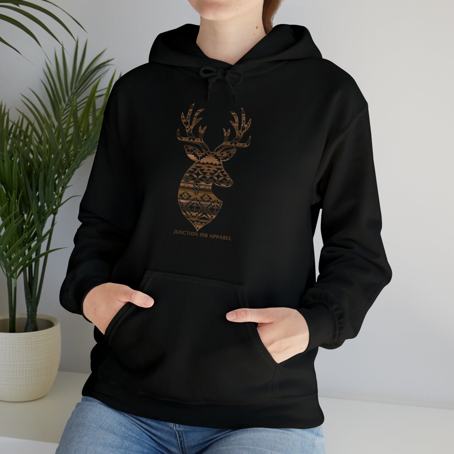 Unisex Deer Hooded Sweatshirt