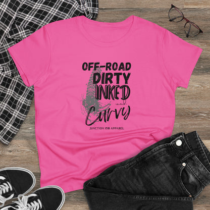 Off-Road Dirty, Inked, & Curvy Tee