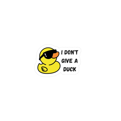 Don't Give A Duck Vinyl Decal